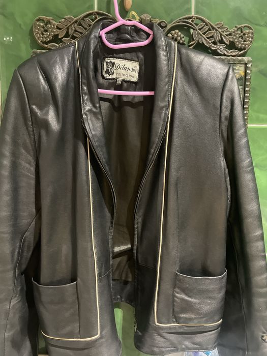 Куртка кожаная