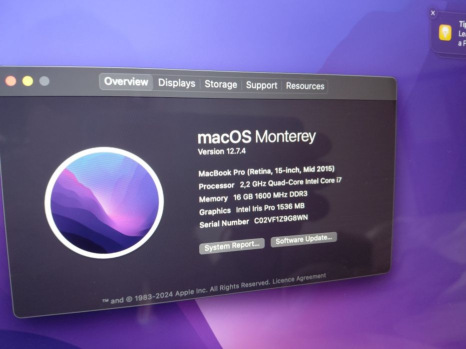 Macbook pro 16 inch 2015