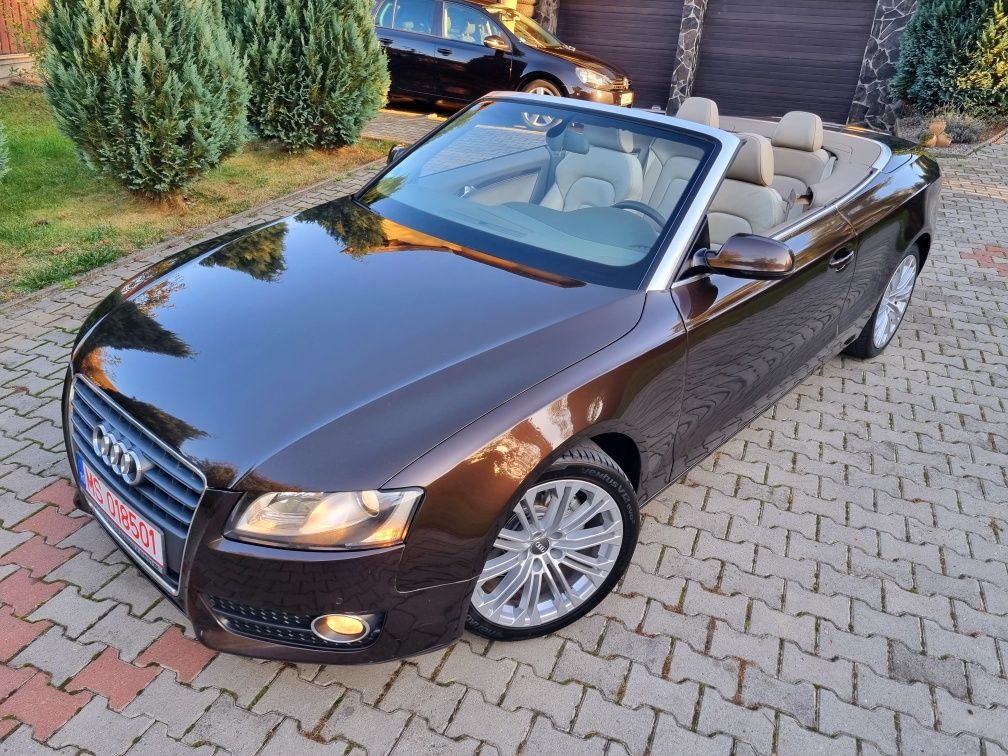 Audi A5 Cabrio 2010 Climatronic Jante18 Piele crem Navigatie Pilot