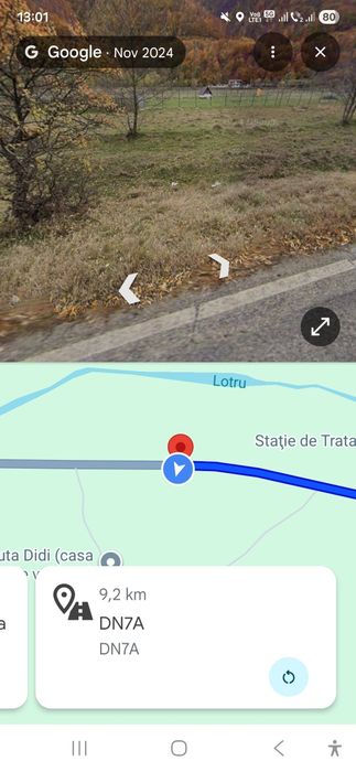 Vand teren intravilan in Pascoaia cu acces din DN  7 A