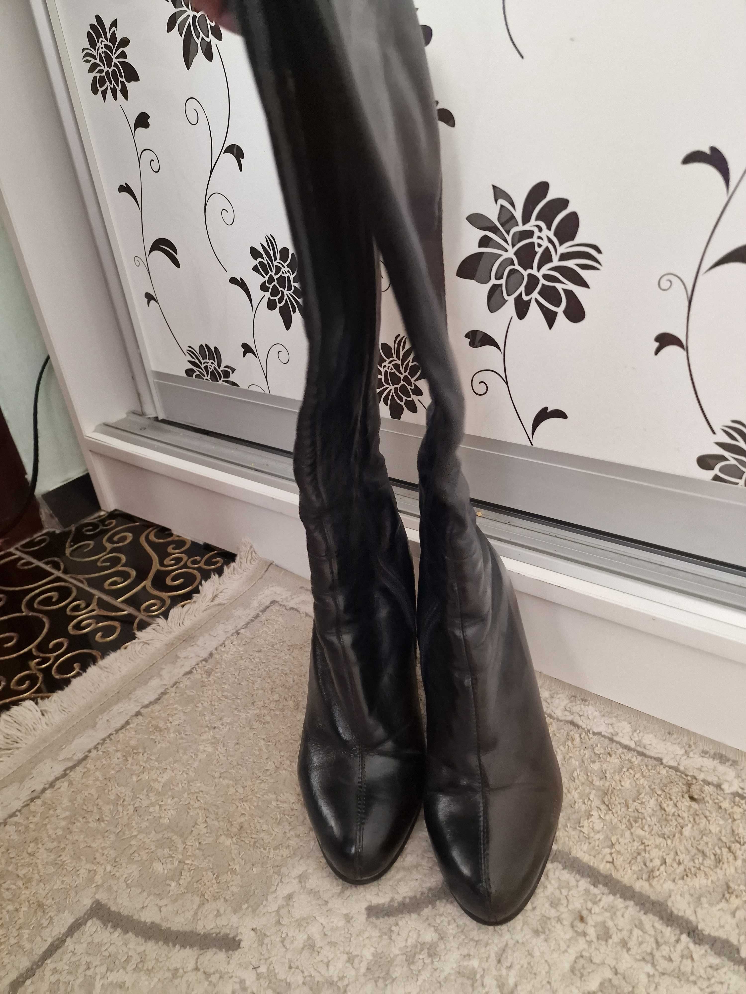 Продам сапоги из натуральной кожи