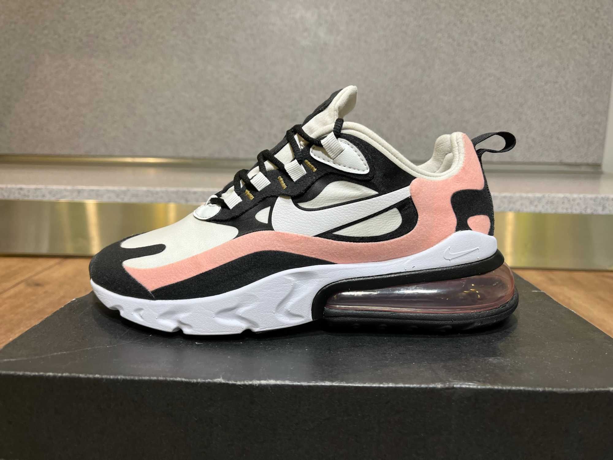 ОРИГИНАЛНИ *** Nike Air Max 270 React "White & Bleached Coral"