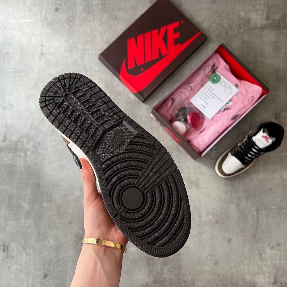 Отново Nike Air Jordan 1 Travis Scott Dark Mocha Suede (FULL BOX)