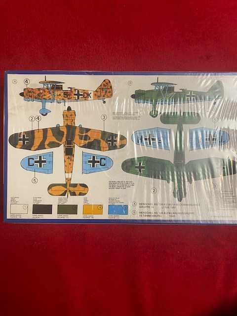 1/72 kit plastic Henschel HS 126 avion german recunoastere WW II