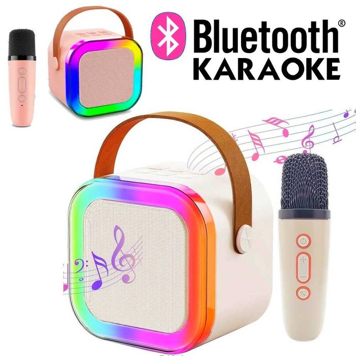 Преносима Блутут Караоке Тонколона с Микрофон