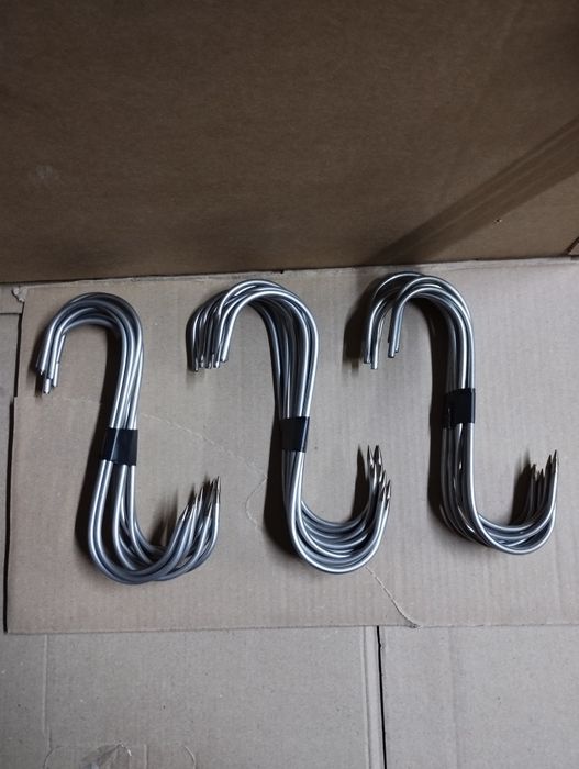 Set carlige inox pentru afumatoare