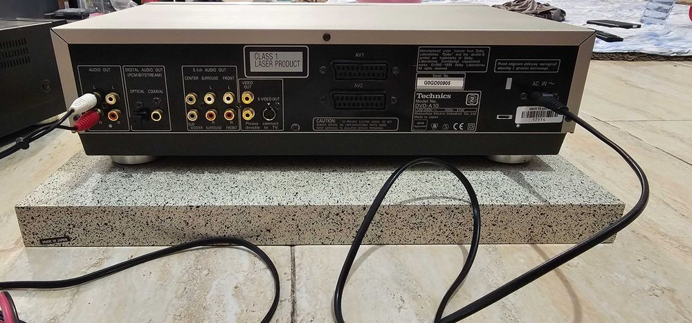 Technics DVD-A10 cap de serie, impecabil, cu telecomanda si test video