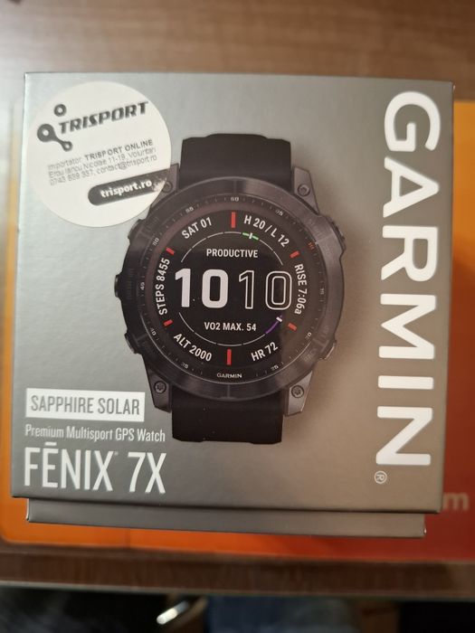 Ceas Garmin Fenix 7X Sapphire Solar