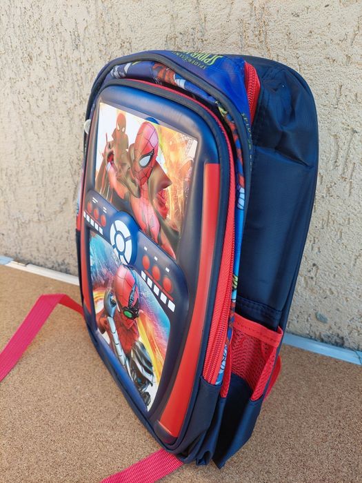 Ghiozdane simple/5D Spiderman & Frozen – gata de școală!