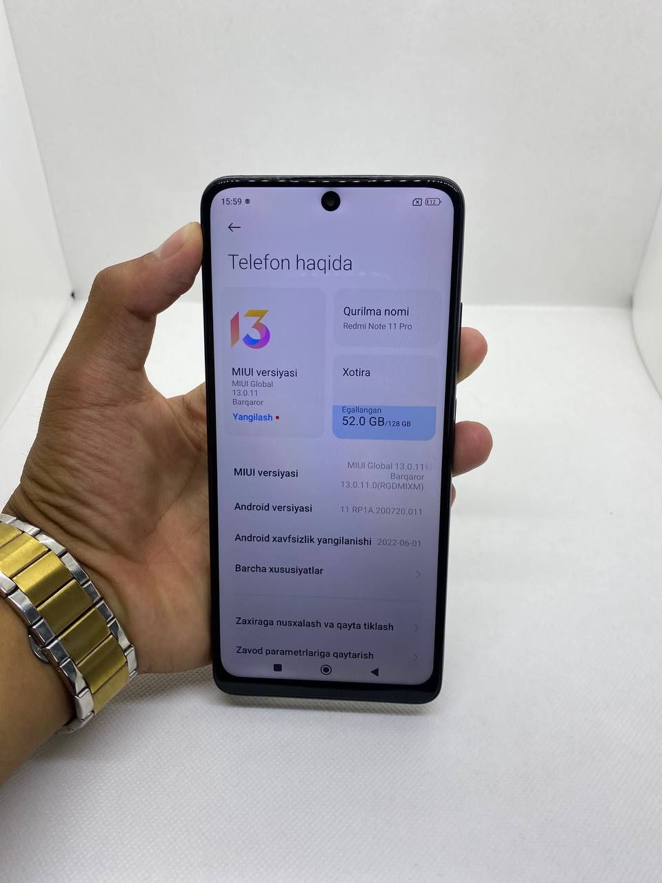 Redmi not 11 pro sotiladi