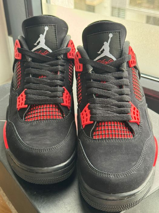 Air Jordan 4 Retro ,,Black/Red’’ mǎrimi 41/42
