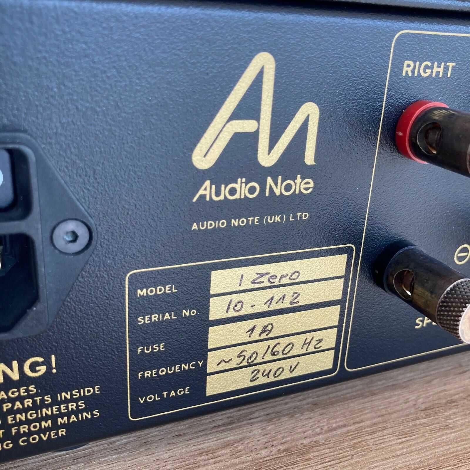 Amplificator pe lampi Audio Note I Zero