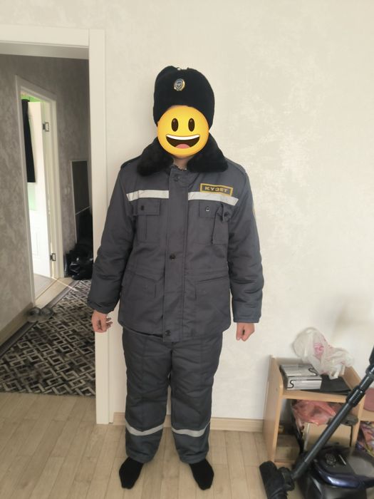 Продам новый комплект теплая одежда бушлат/комбинезон , спец одежда ох