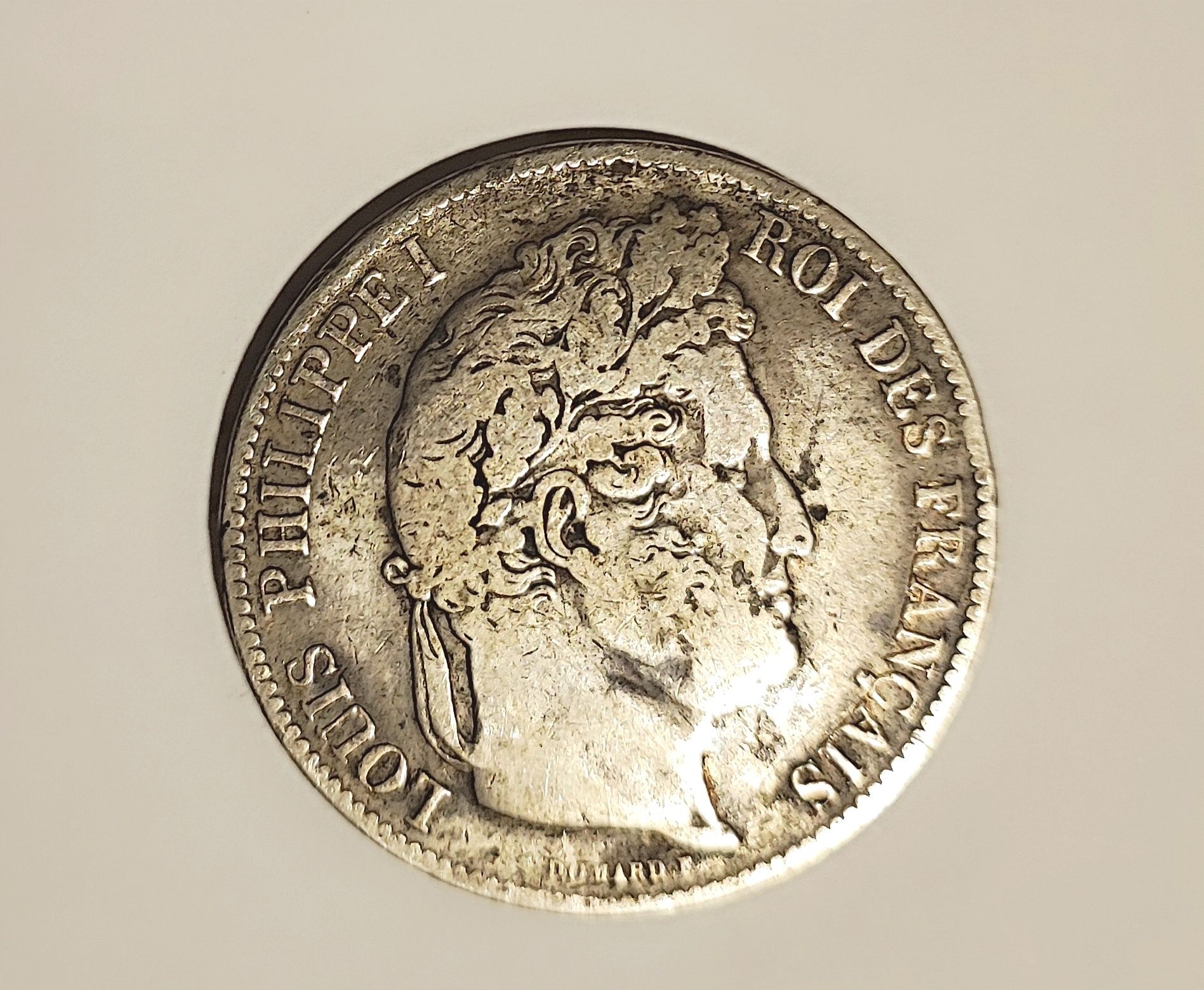5 сребърни франка ЛУИ ФИЛИП 1841 г.