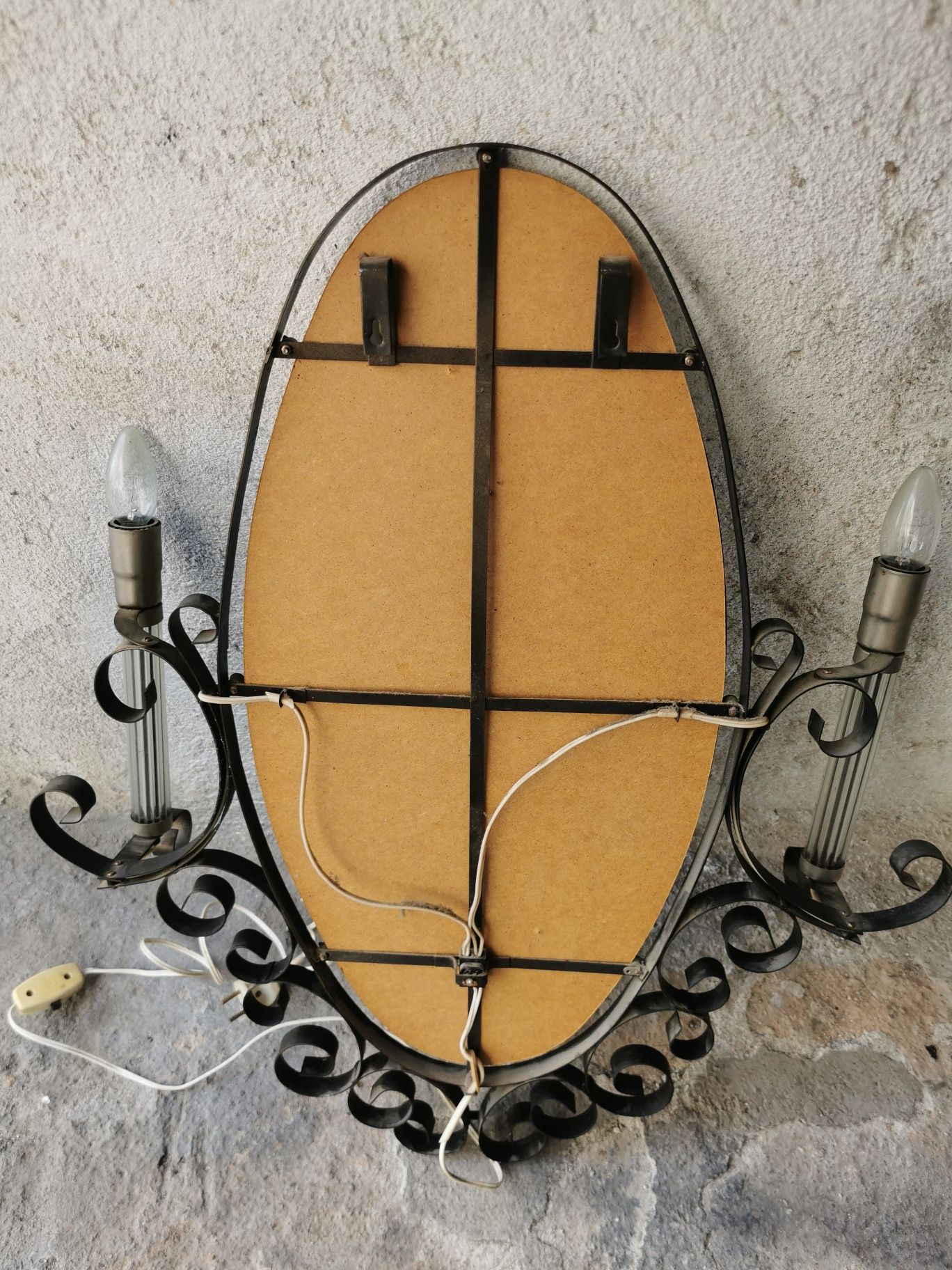 Старо огледало , ковано желязи