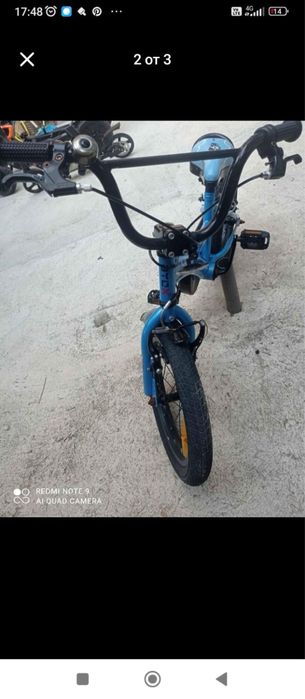 Детско колело с нормални следи от употреба