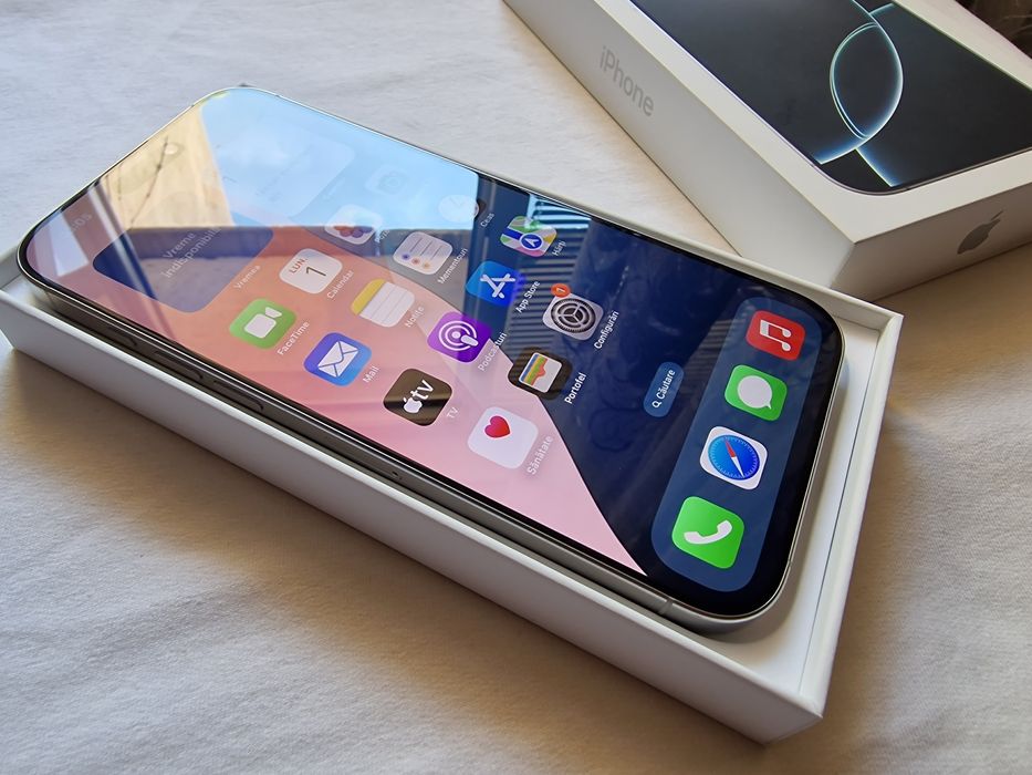 IPHONE 16 PRO MAX 1Tb ,ca nou white , full în cutie