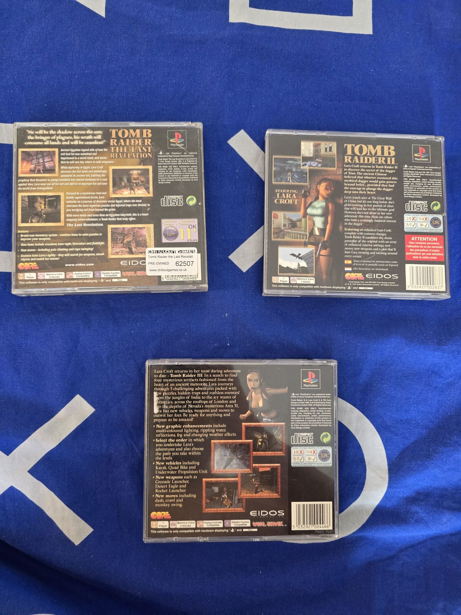 Tomb Raider PlayStation 1 колекция