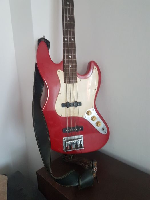 Chitară bass  DIXON JB-2 curea silver eagle made in usa