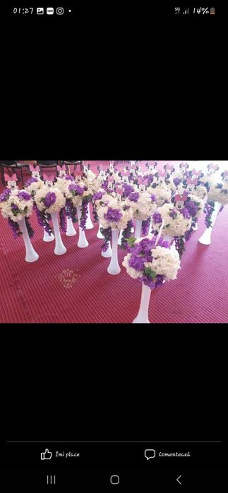 Buchete mireasa nașa și aranjamente florale