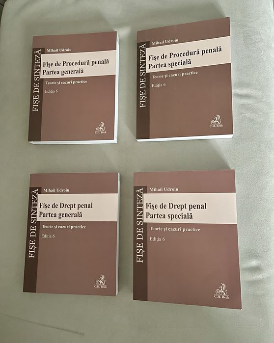 Fise de Drept penal si Procedura penala- Mihail Udroiu 2025