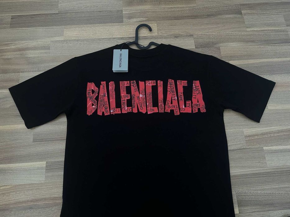 Tricou Balenciaga - Negru | Bumbac | Calitate Premium