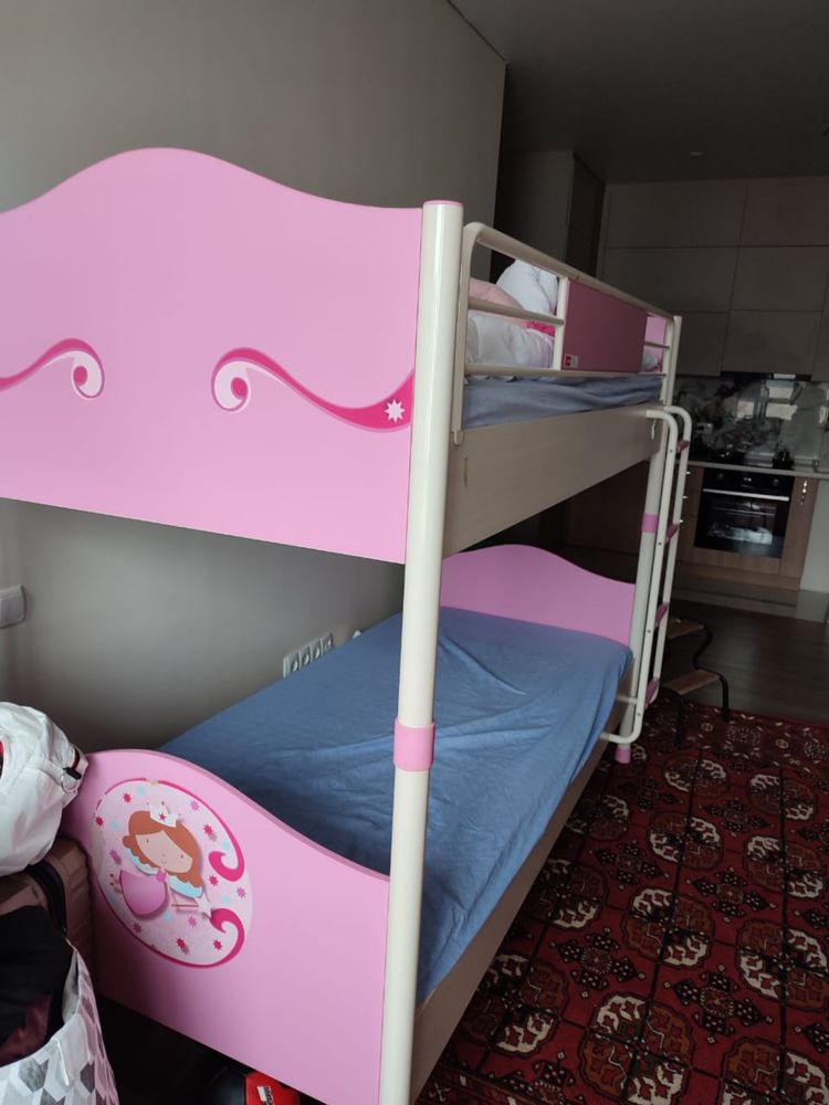 Двухярусная кровать Cilek для девочек