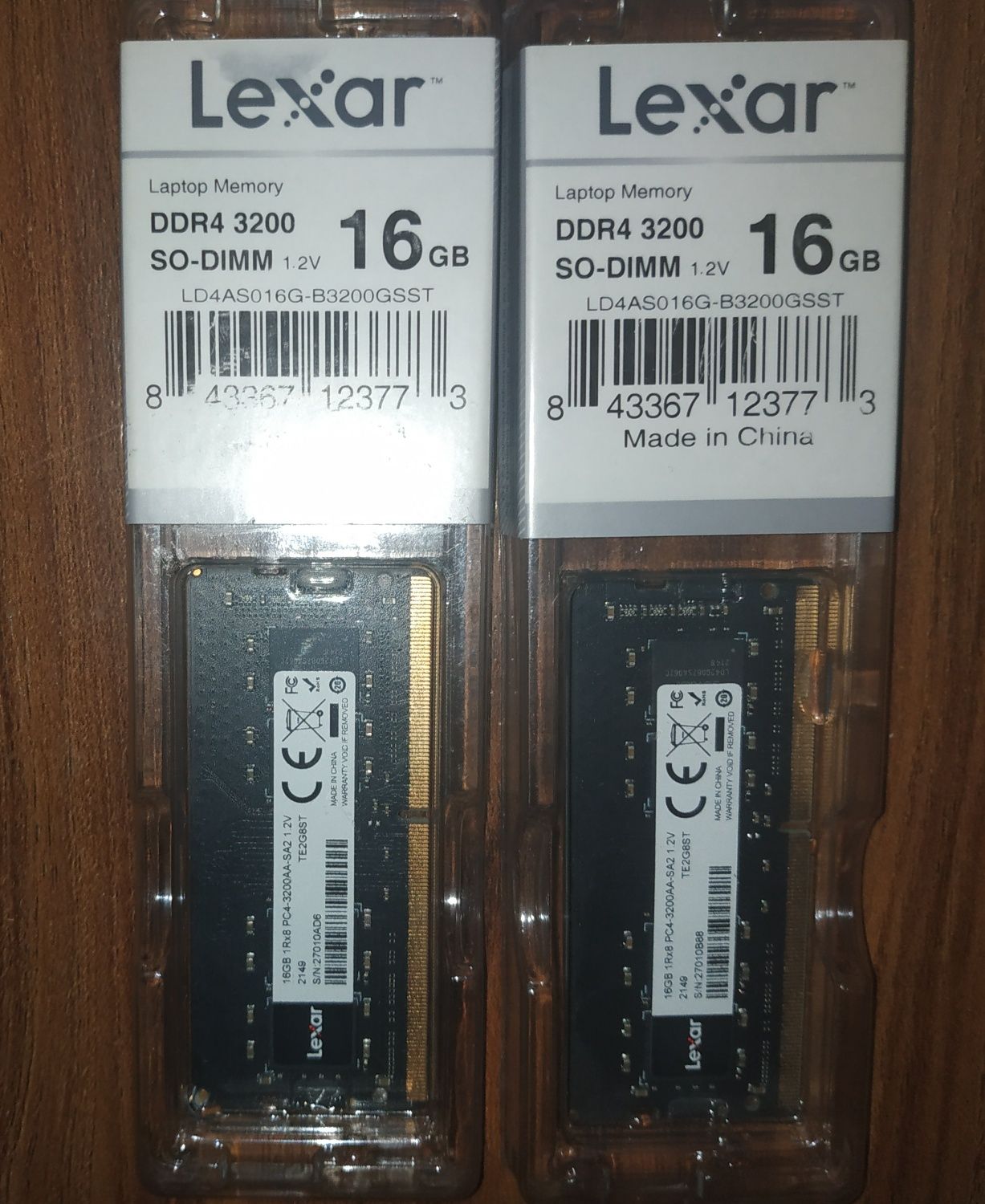 Xotira ddr4 16GB noutbuk so-dimm 3200MHz o'yin noutbuki uchun yangi!
