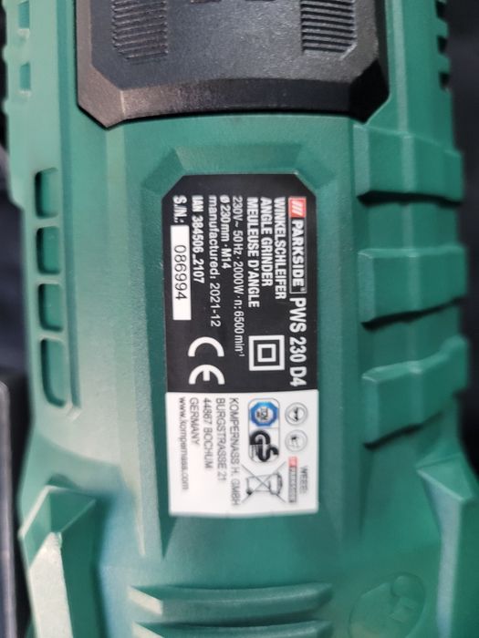 Polizor unghiular Parkside 2000 w NOU