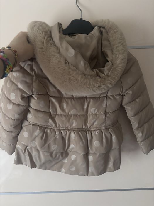 Geaca fete Mayoral 104 bej cu buline