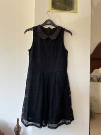 Модерна детска черна рокля