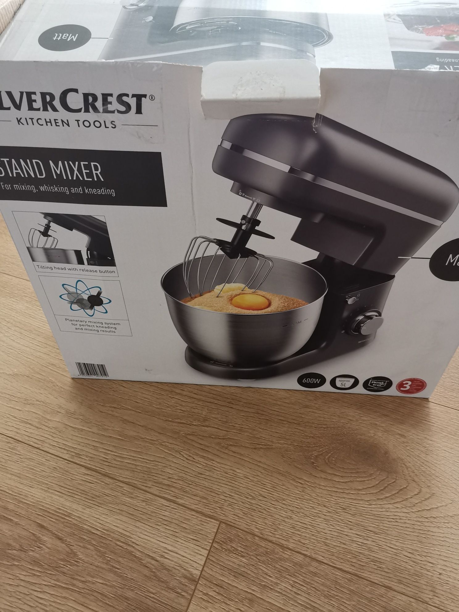 Планетарен миксер SilverCrest SKM 600 C2 - чисто нов, в гаранция!