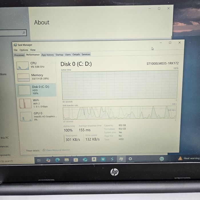 Laptop HP i5-7200 8GB ram Zeus Amanet Vitan 865