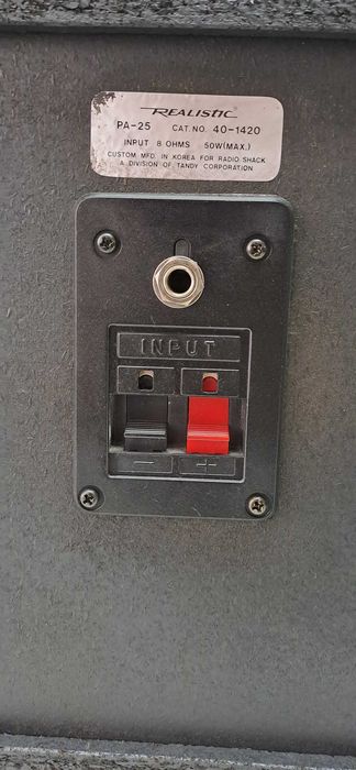 Realistic PA 25 muzica boxe raft 2 cai filme muzica