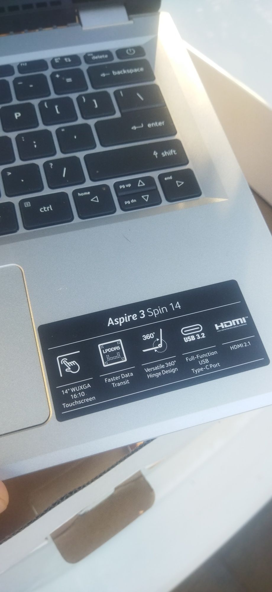Acer aspire3 Spin14 Yap yangi sotiladi yoki Yangi iPhone va almashtiri