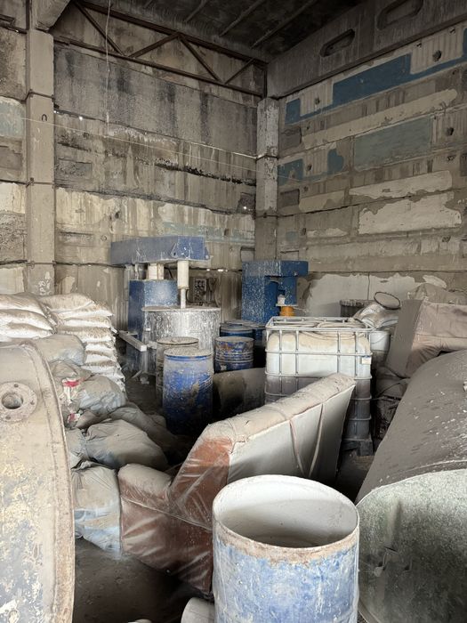 Лакокрасочный и сухой смес станок