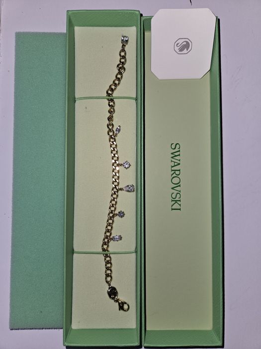 Brățară swarovski- metal placat cu aur