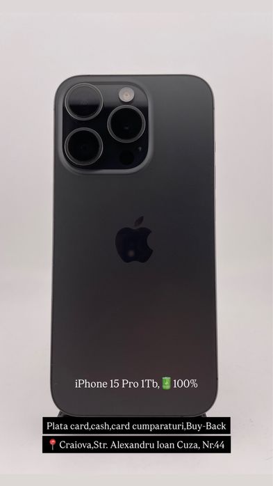 G Store Mobile! OFERTA: iPhone 15 Pro 1Tb 100%!