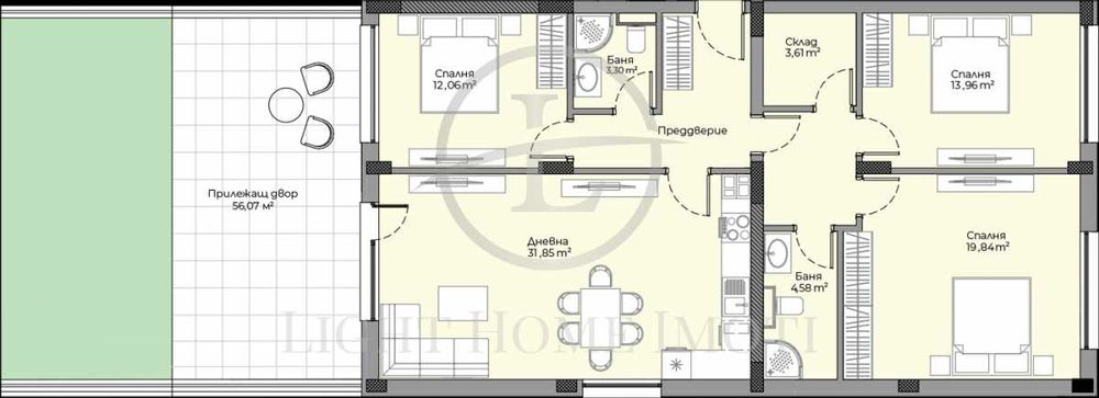 Продава се Четиристаен апартамент в Пловдив, Христо Смирненски - 191 кв.м за 1282 €/кв.м - Снимка #3