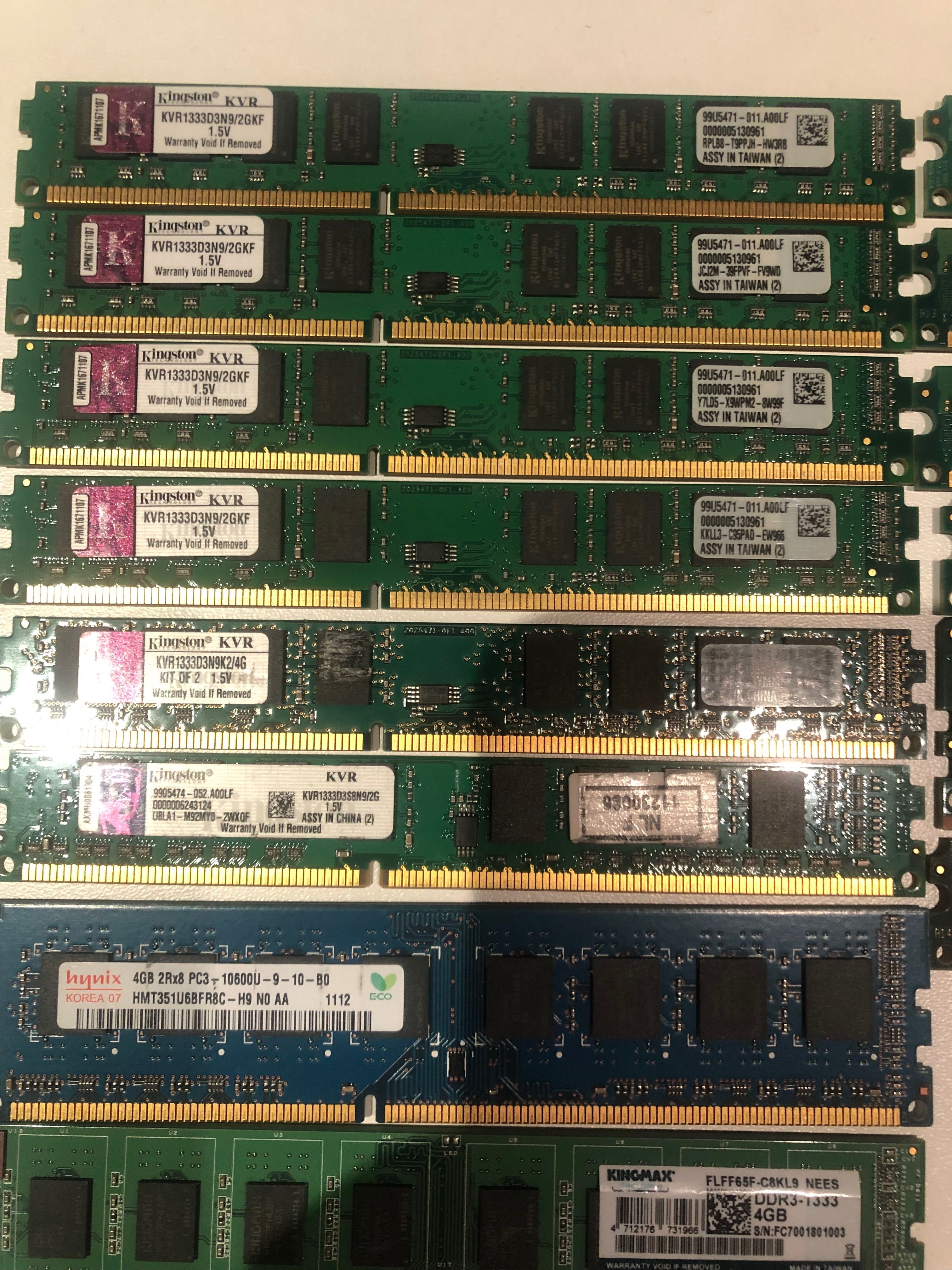 Оперативная память DDR3 -DDR4 ,
