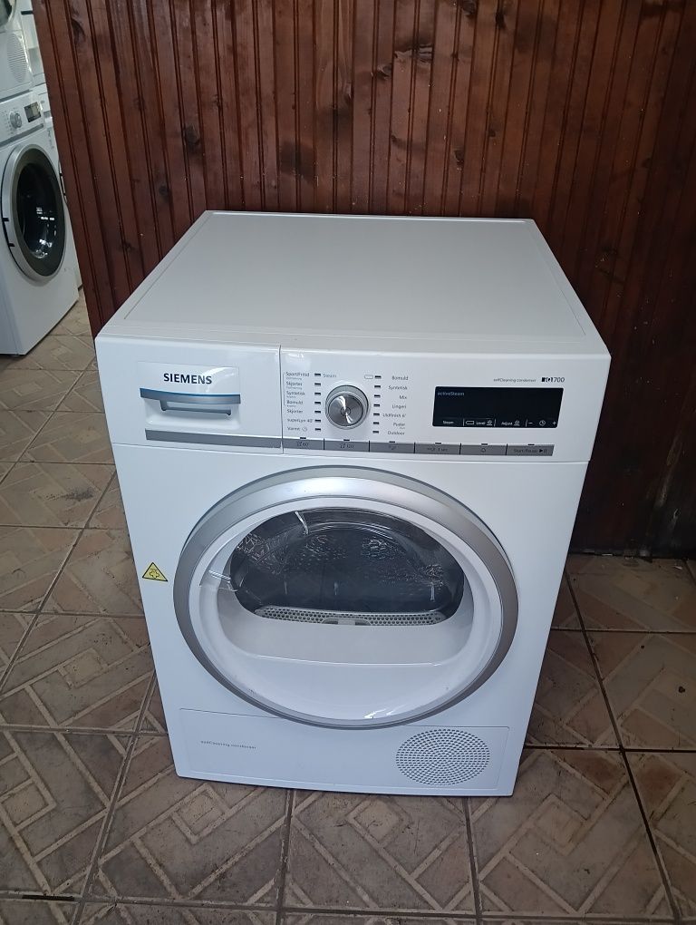 Като нова сушилня с термопомпа Сименс  Siemens IQ 700 А+++ 9кг  !!!