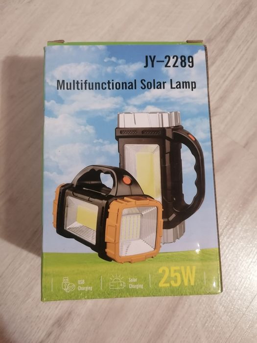 Lanterna Led de mare putere, încărcare solara și usb, Power Bank