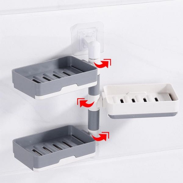 сапунерка с вакуум за стена за баня или кухня