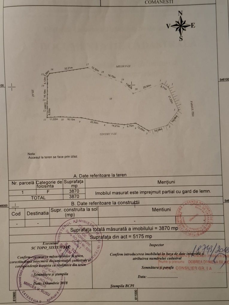 Teren Comănești Extravilan – Viitor Intravilan, Ideal Casă de Vacanță