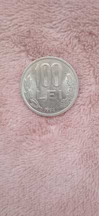 Moneda 100 de lei an 1992