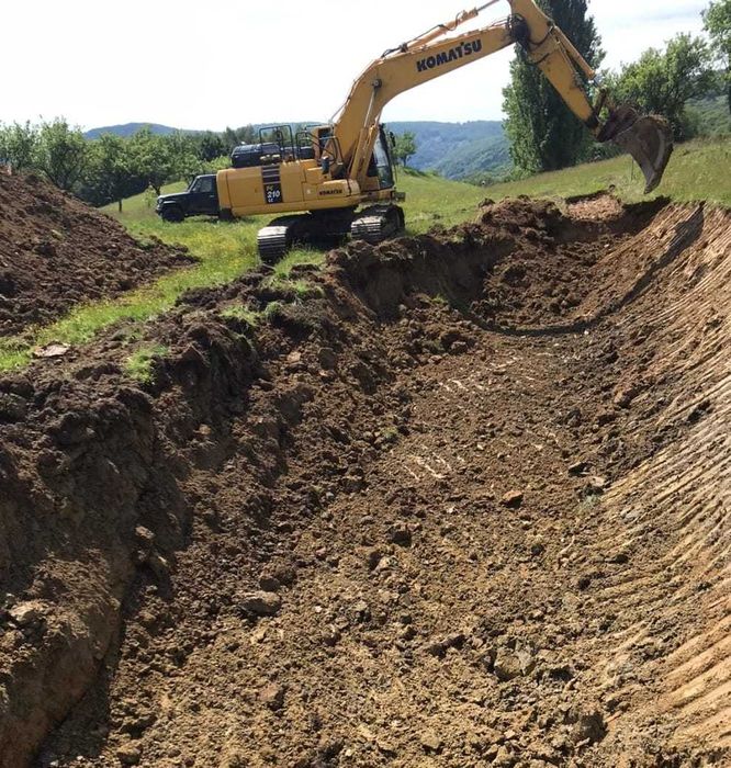 Compost si pamant din escavatii