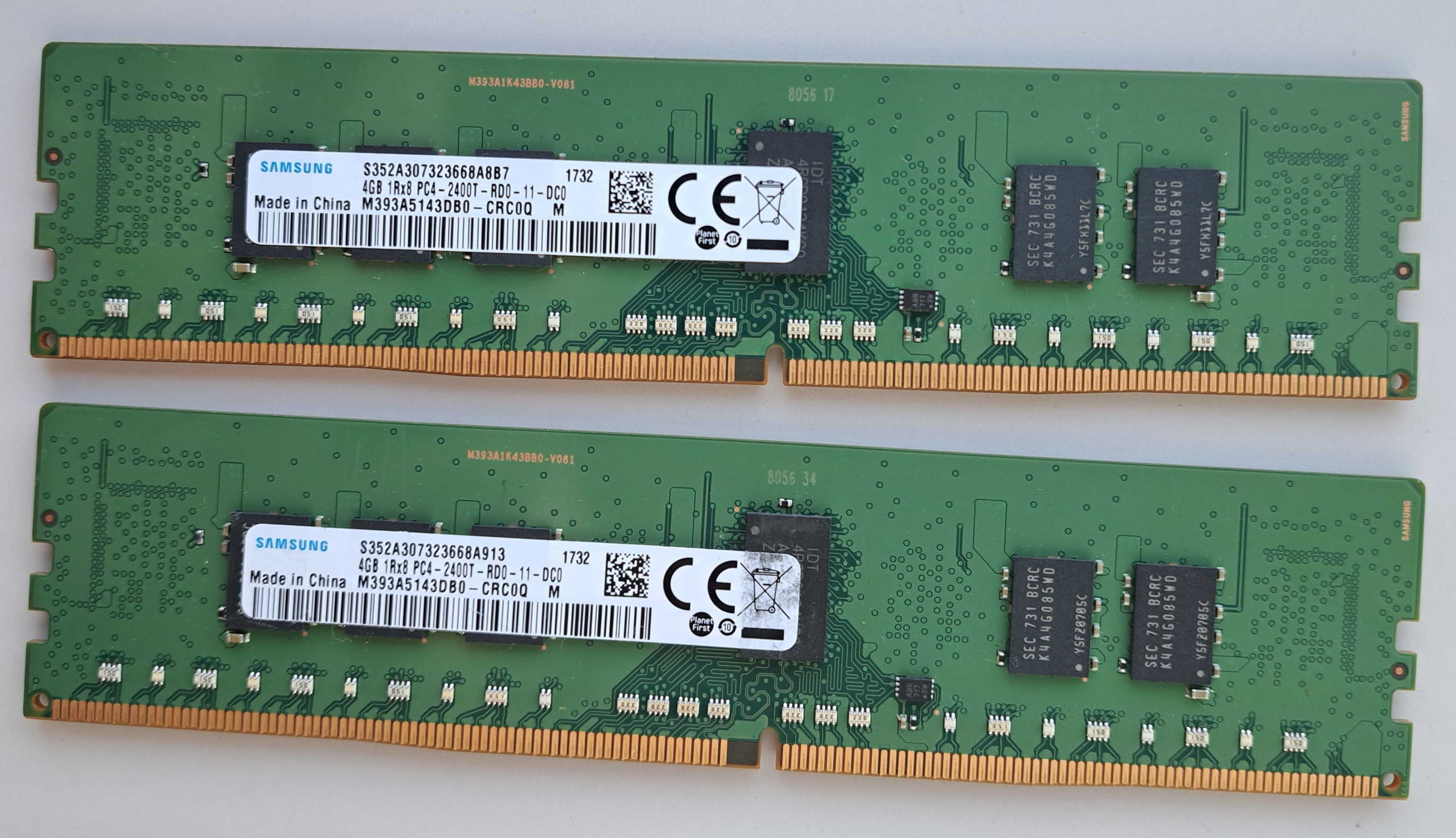 2x 4GB DDR4 Server și 4GB DDR4 PC