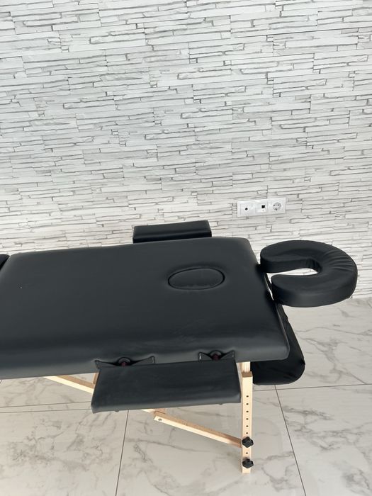 Masa de masaj/cosmetica portabila+ lampa cosmetica cu lupa NEFOLOSITE