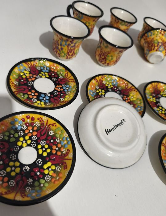 Set 6 cesti cafea handmade