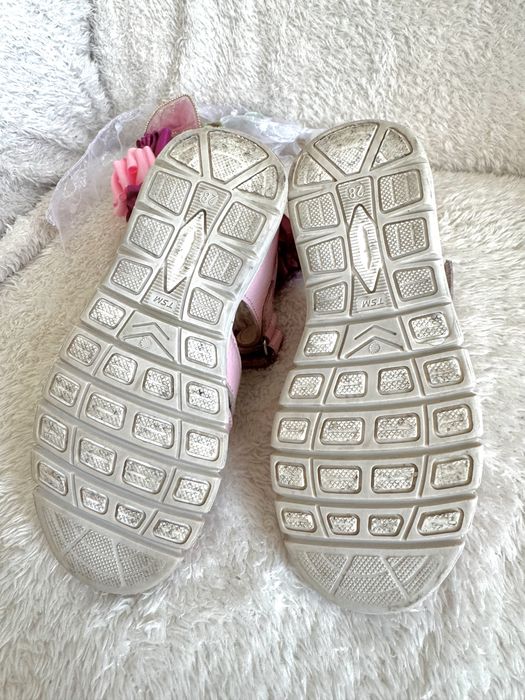 Angulus sandale fete Roz Mar.28(18cm) piele natural